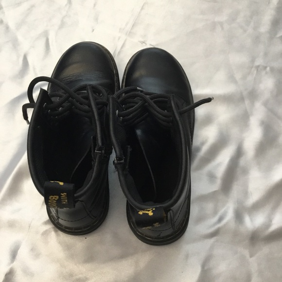Dr. Martens Zavala Big Kid Combat Boot Size 2 - Picture 10 of 13
